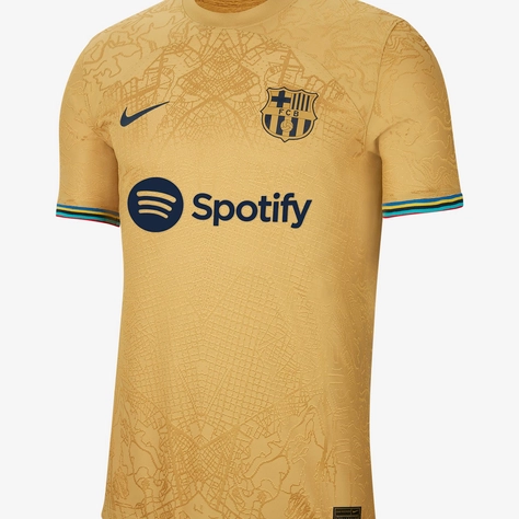 Nike F.C. Barcelona 2022-23 Match Away Football Shirt DJ7642-716
