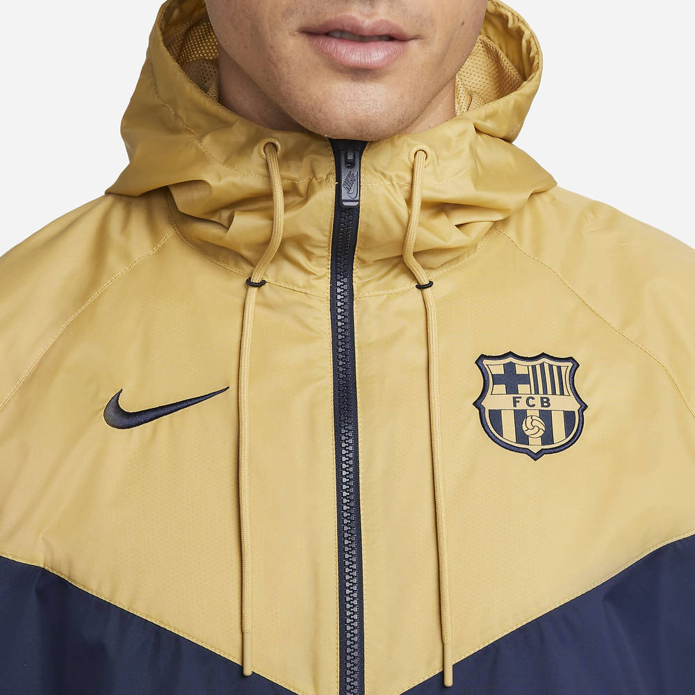 Nike F.C. Barcelona Windrunner Full-Zip Hooded Jacket DN1534-714 Detail 2