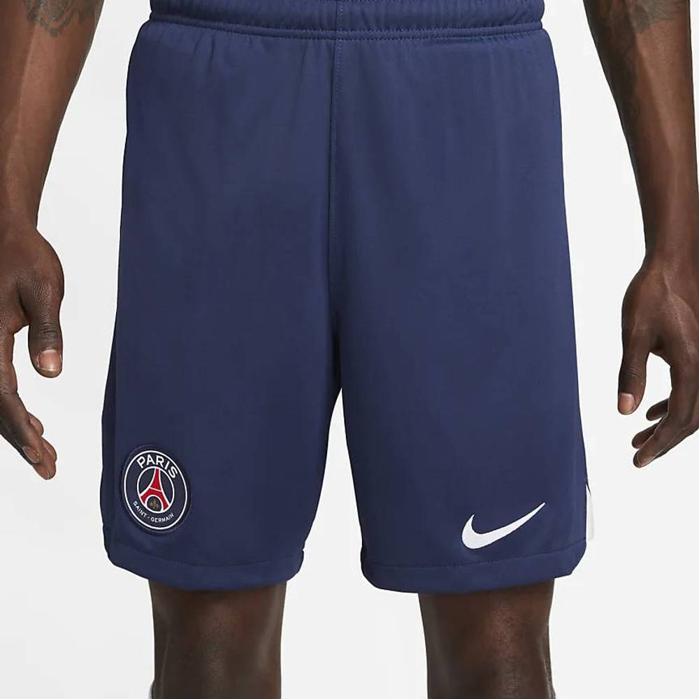 Nike Paris Saint-Germain 2022 23 Stadium Home Dri-FIT Football Shorts closeup