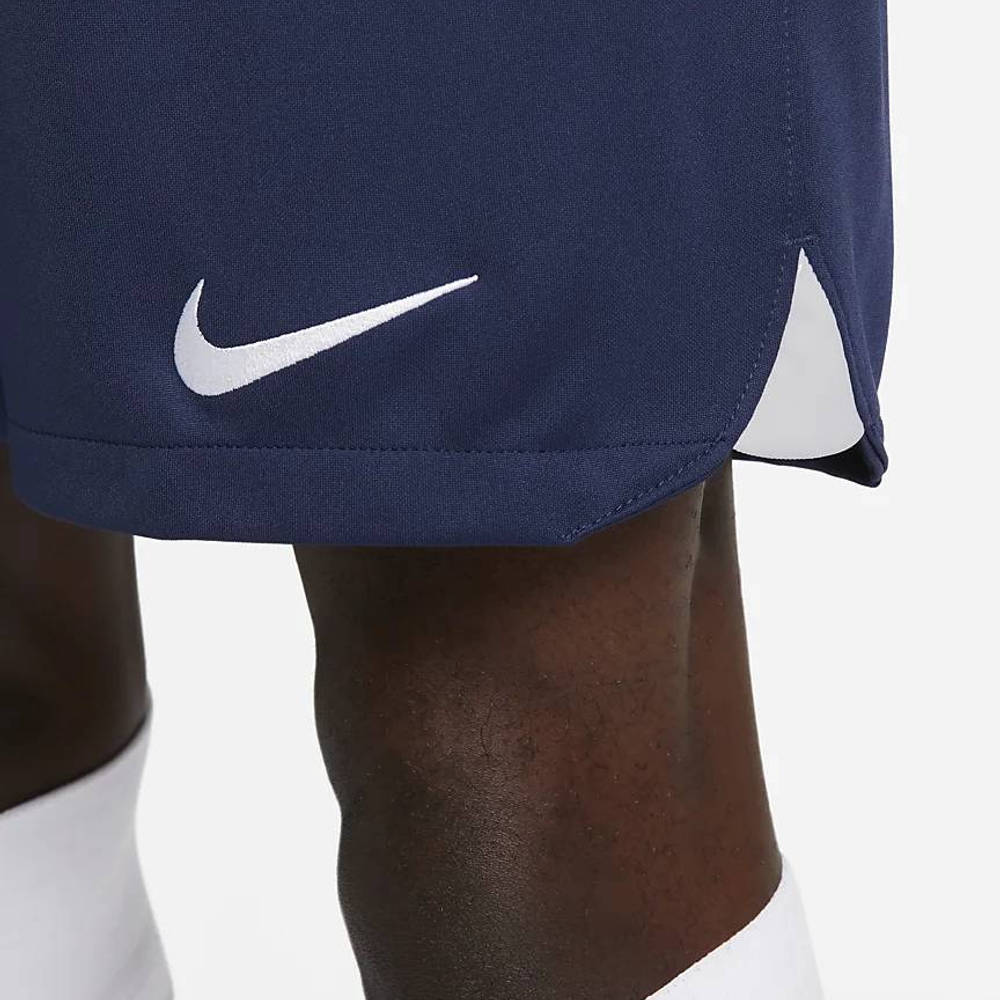 Nike Paris Saint-Germain 2022 23 Stadium Home Dri-FIT Football Shorts logos
