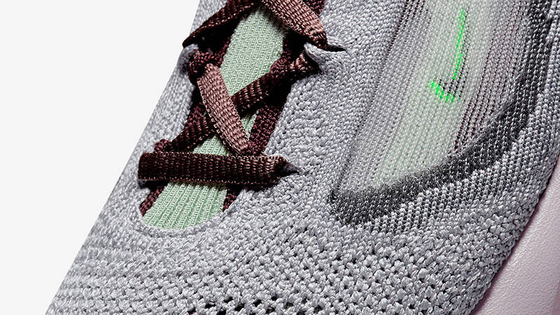 Nike Spark Flyknit Grey Green Purple DD1901-600 Detail