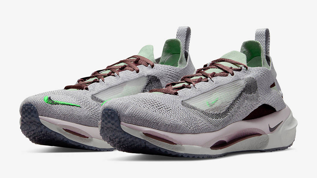 Nike Spark Flyknit Grey Green Purple DD1901-600 Side