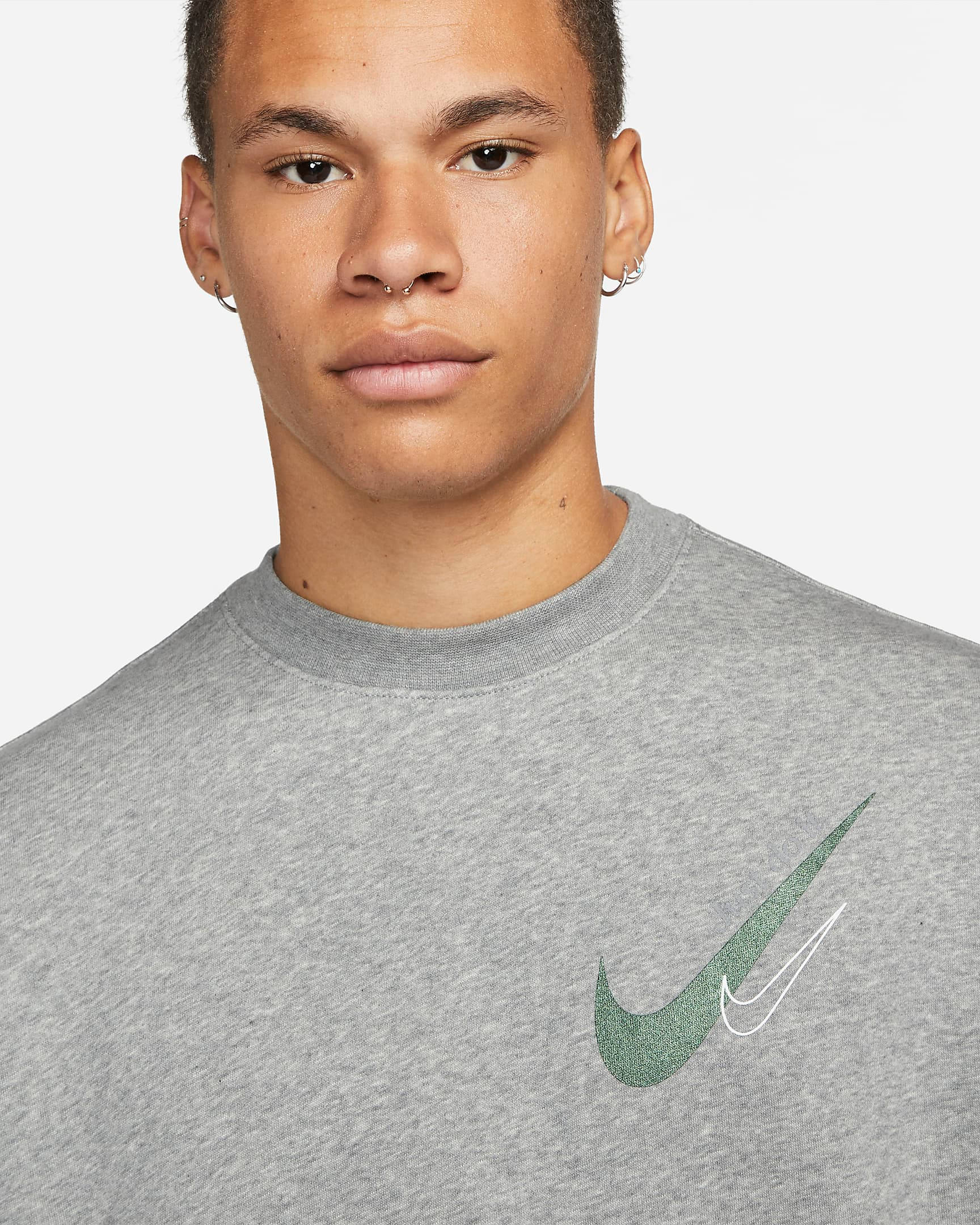 Nike Sportswear Double Swoosh Fleece Sweatshirt Where To Buy