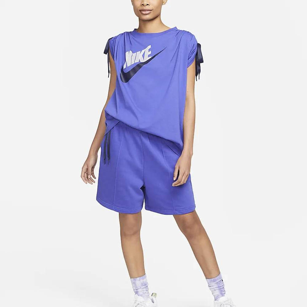 Nike Sportswear High-Rise Fleece Dance Shorts Lapis full
