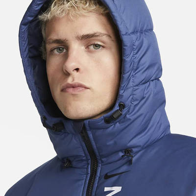 Nike Sportswear Hybrid Synthetic-Fill Jacket Mystic Navy hood