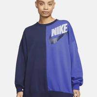 Nike Sportswear Over-Oversized Fleece Dance Sweatshirt Navy