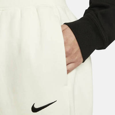 Nike Sportswear Phoenix Fleece High-Rise Trousers Sail pocket