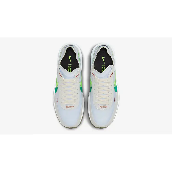 Nike Waffle One Double Swoosh Grey Green | Where To Buy | DX4309-001 ...