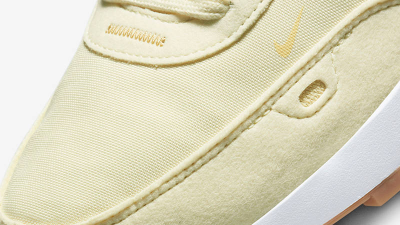 Nike Waffle One Woven Swoosh Yellow DM7604-101 DEtail