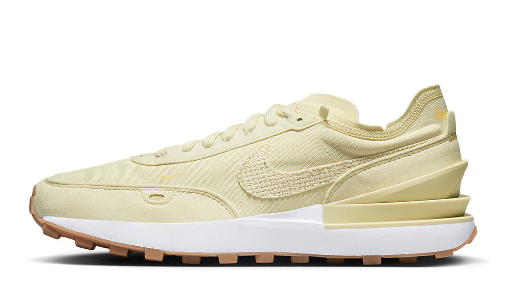 Nike Waffle One Woven Swoosh Yellow