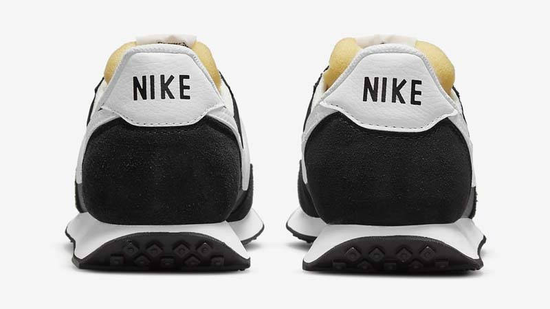 Nike Waffle Trainer 2 Black White Back