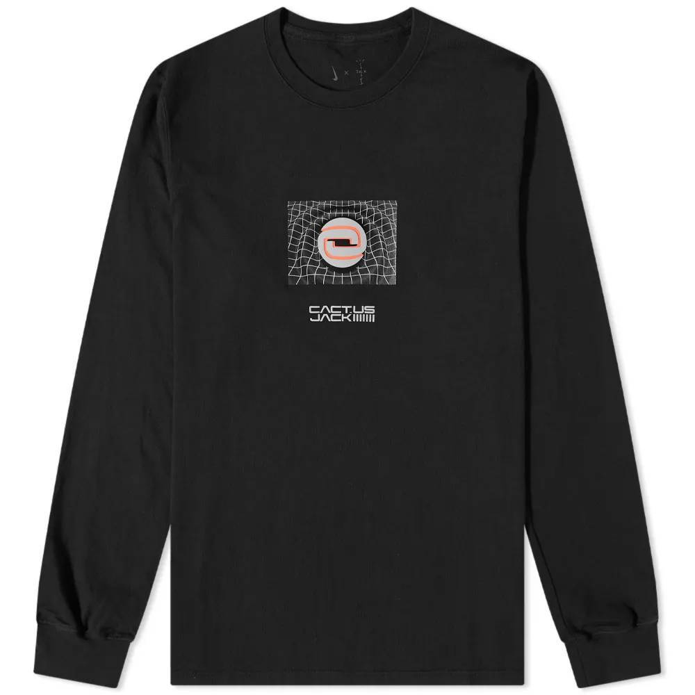 Nike x Travis Scott Long Sleeve BH T-Shirt Black feature