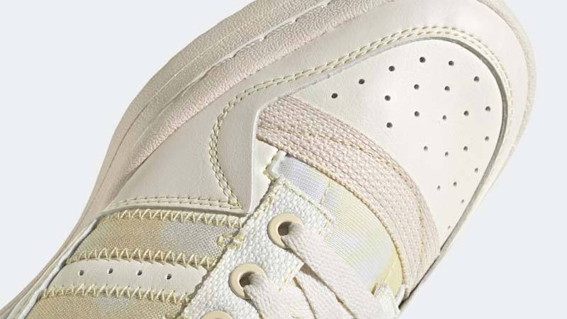 Parley x adidas Forum Mid Wonder White Closeup 1