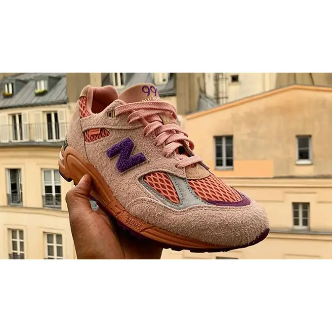 Salehe Bembury x New Balance 990v2 Orange Purple | Where To Buy 