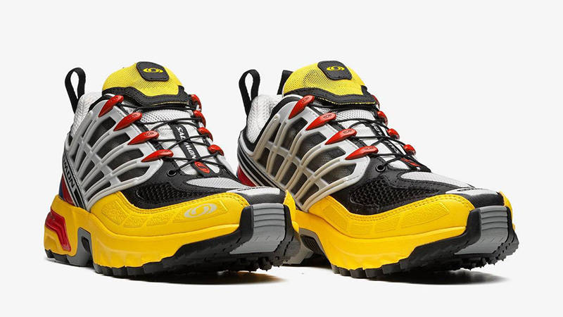 Salomon ACS Pro Black Lemon Red front