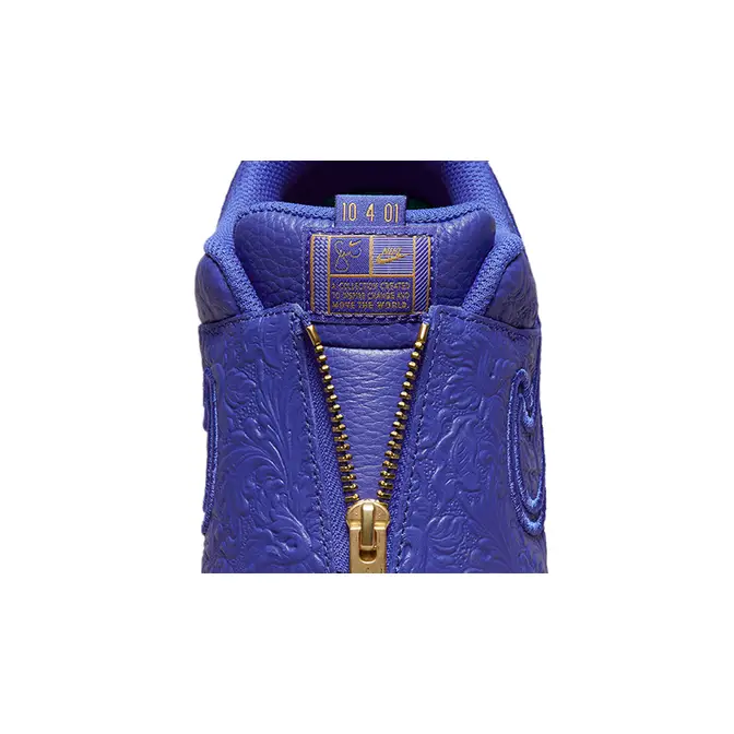 Nike, Pants & Jumpsuits, Nike Serena Design Womens Printed Tennis Jumpsuit  Dj151367 Blue Gold Sz Xl