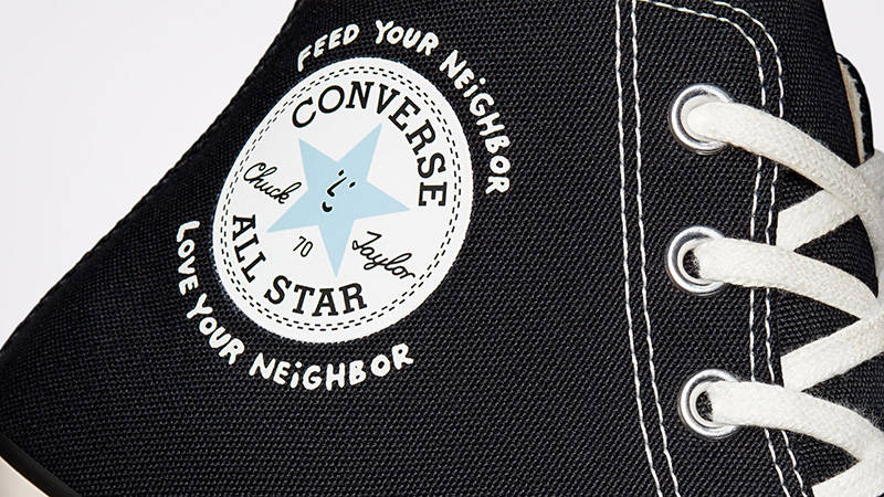 Sky High Farm x Converse Chuck 70 High Black A03145C Detail 2