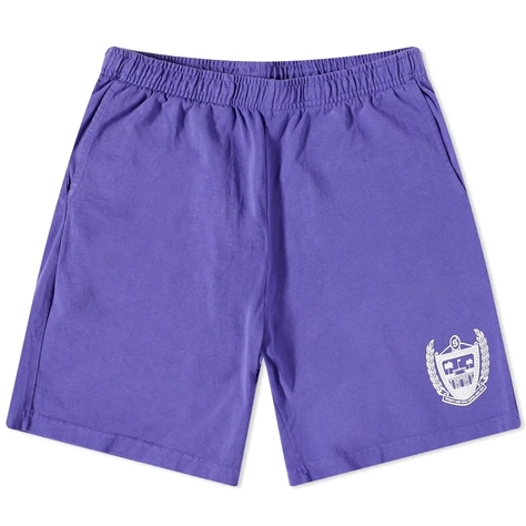 Sporty & Rich Beverly Hills Gym Shorts Purple