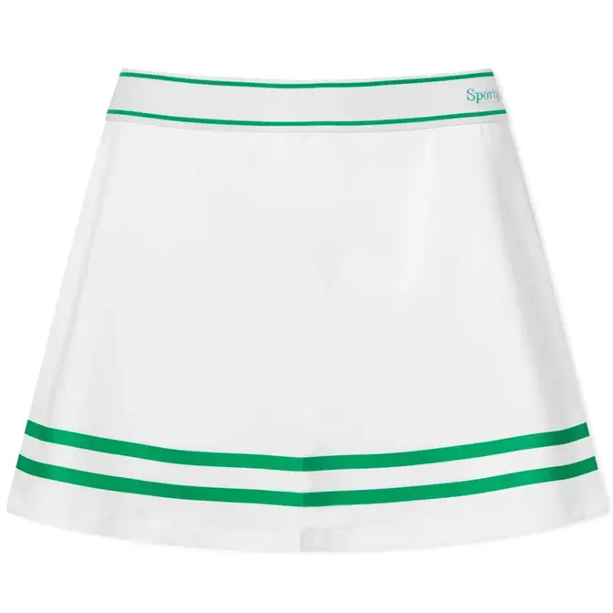 Flared skirt outlet white