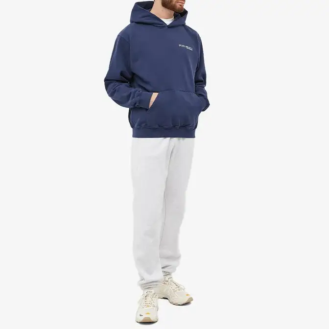 Sporty & Rich: Navy Disco Hoodie