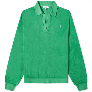 Sporty & Rich Long Sleeve SRC Terry Polo