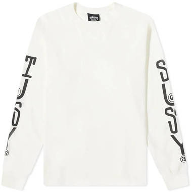 Stussy Classic Stack Pigment Dyed LNG Sleeve T-Shirt