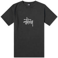 Stussy Surf Tomb Pigment Dyed T-Shirt Black