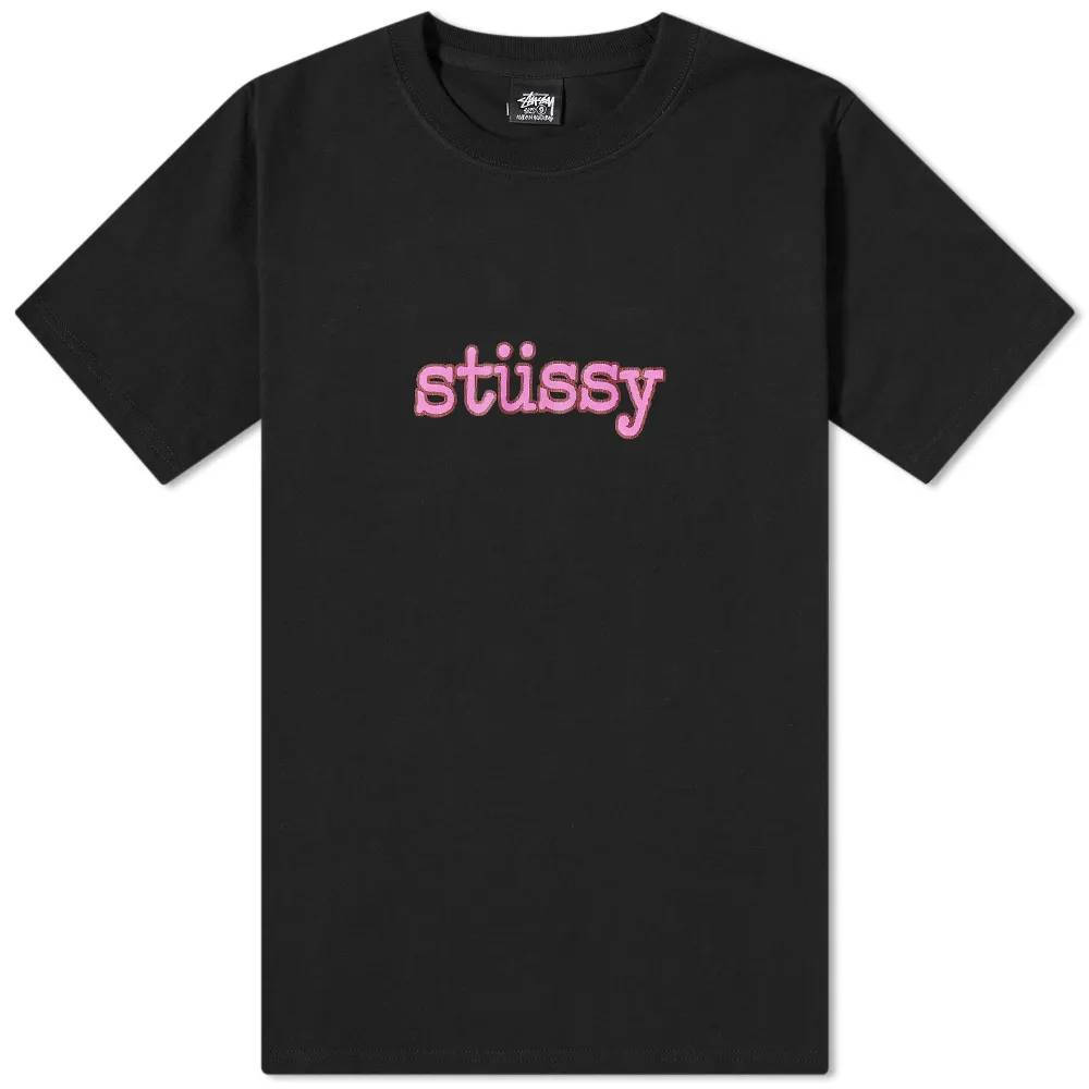 Stussy Typewriter T-Shirt Black