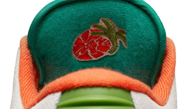 TITAN x Air Jordan 2 Low Green Orange White DV6206-183 Detail