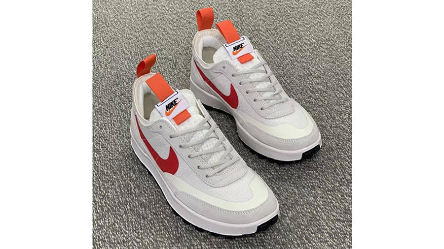 Tom Sachs x NikeCraft General Purpose Shoe White Red Front