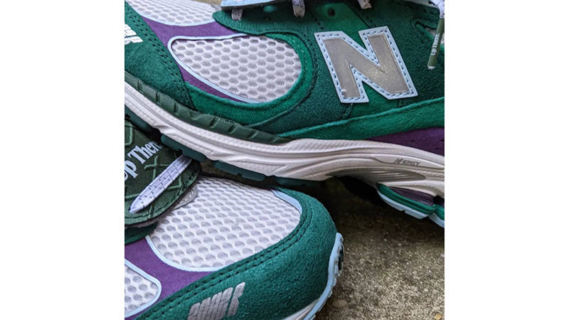 Up There x New Balance 2002R Backyard Legends Green Detail 3