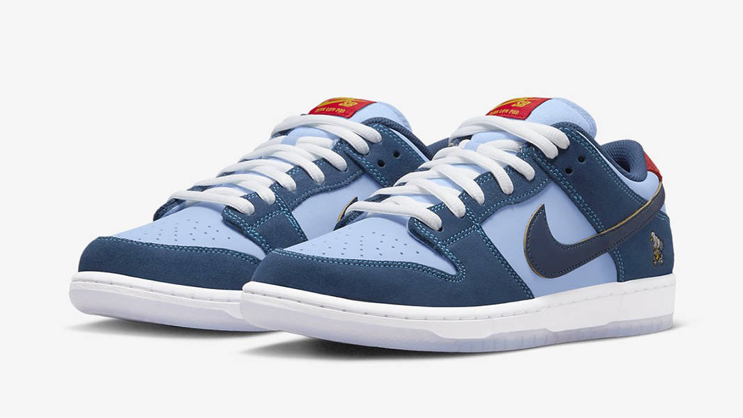 Why So Sad x Nike SB Dunk Low Blue DX5549-400 Side