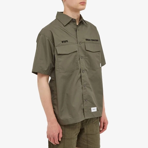 Tommy Jeans Boxy Linear Logo T-Shirt Olive Drab