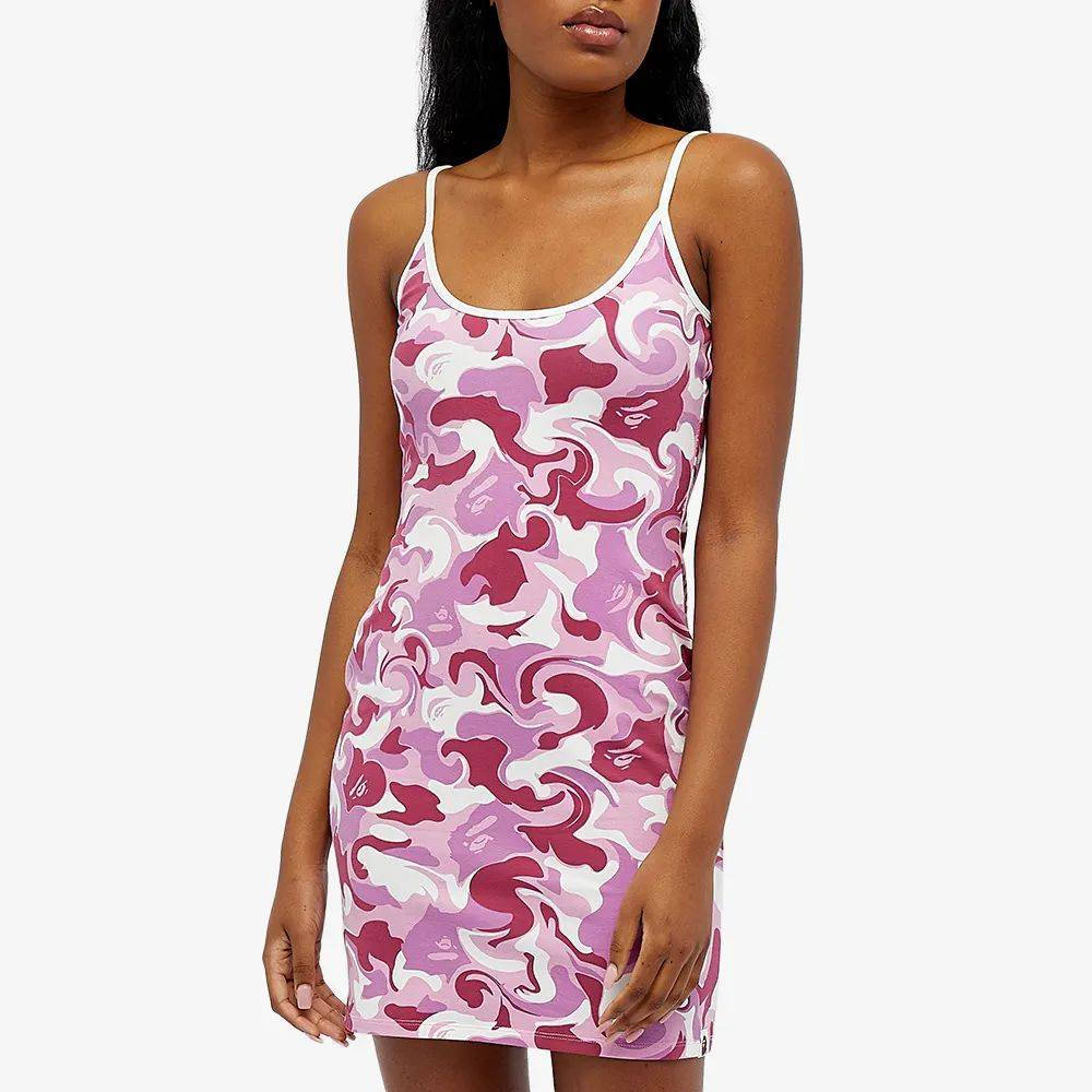 A Bathing Ape Marble Camo Cami Bodycon Tee One Piece | Only