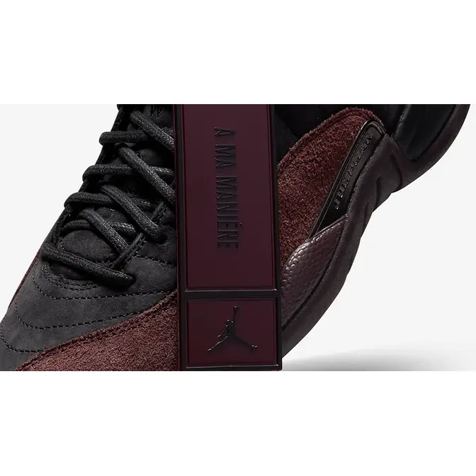 A Ma Maniere x Air Jordan 12 Black Burgundy Crush | Where To Buy