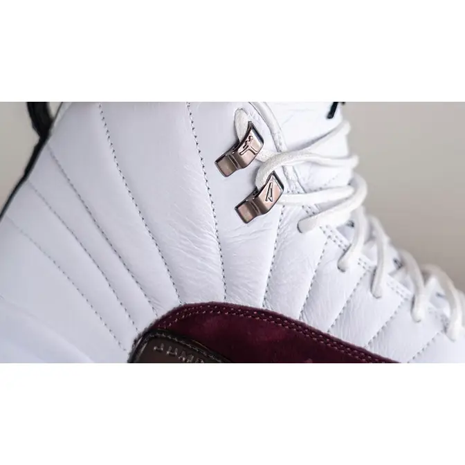 A Ma Maniere x Air Jordan 12 White Burgundy Crush | Where To Buy