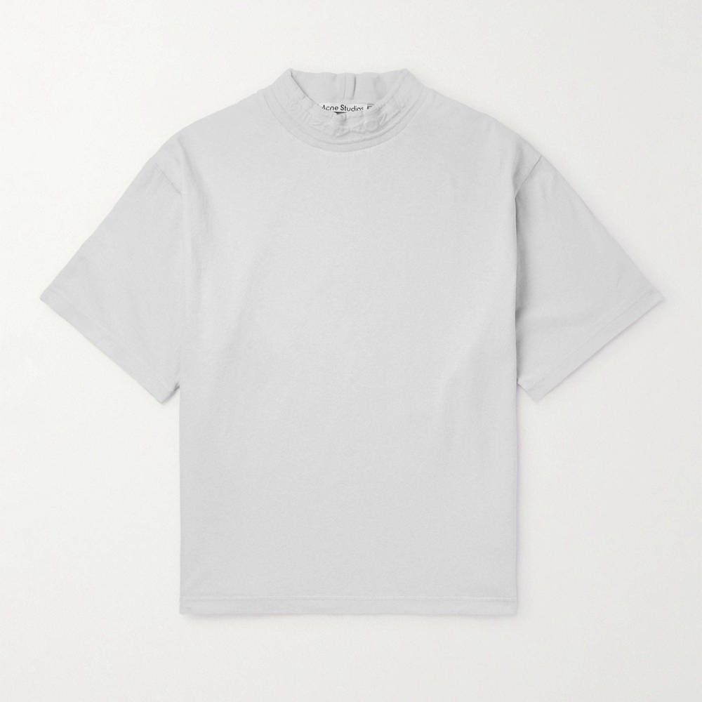 Acne Studios Elco Chain Cotton Jersey T-Shirt - Off-White | The Sole ...