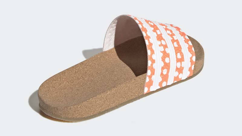 adidas Adilette Slides Beam Orange Gum Back