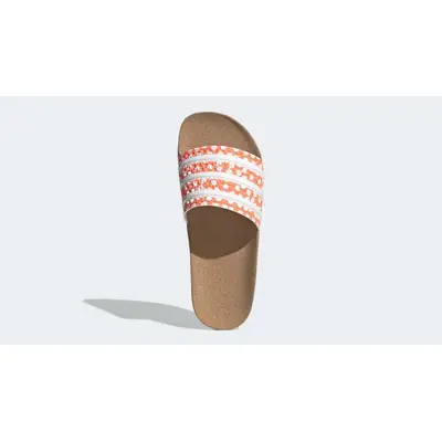 adidas Adilette Slides Beam Orange Gum Middle