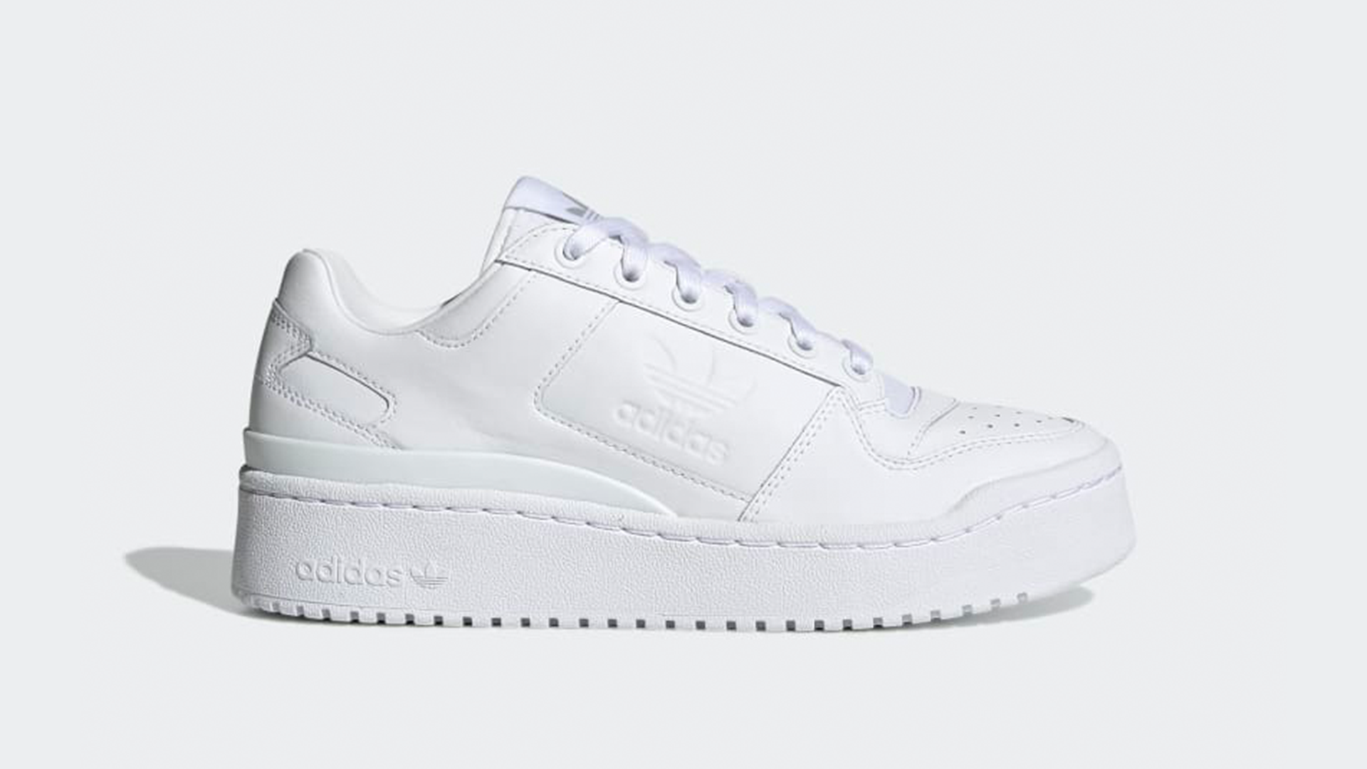 adidas forum bold white