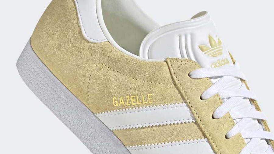 adidas Gazelle Almost Yellow Closeup