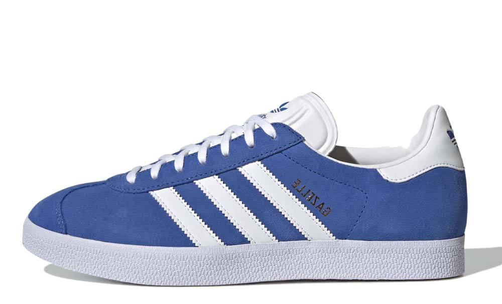 adidas Gazelle Blue Gold Metallic
