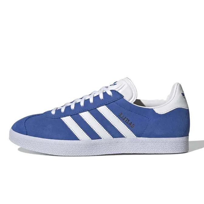 adidas Gazelle Blue Gold Metallic | Where To Buy | GX2207 | The Sole ...