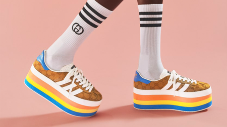 The Platform adidas x Gucci Gazelle "Mesa" Proves the Sky's the Limit For Sneaker Collabs The Platform adidas x Gucci Gazelle "Mesa" Proves the Sky's the Limit For Sneaker Collabs