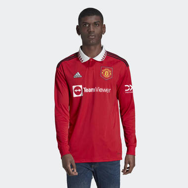 adidas Manchester United 22/23 Long Sleeve Home Jersey
