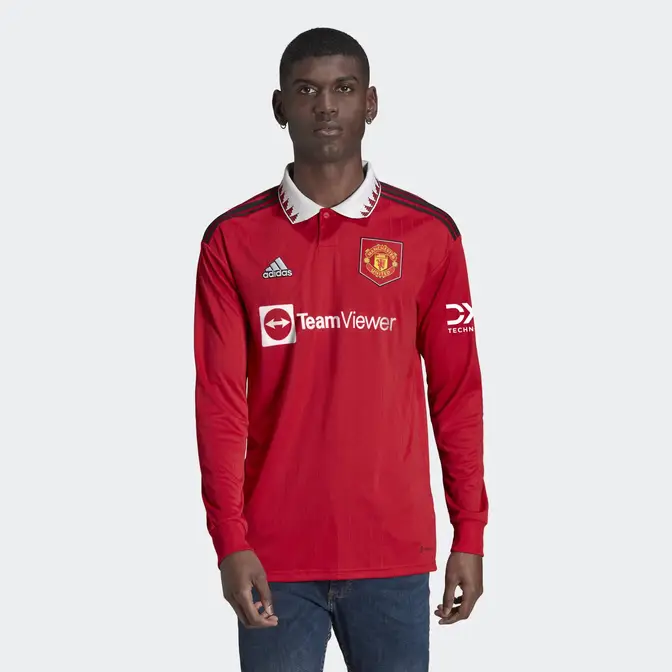 adidas Manchester United 22/23 Long Sleeve Home Jersey | Where To Buy ...