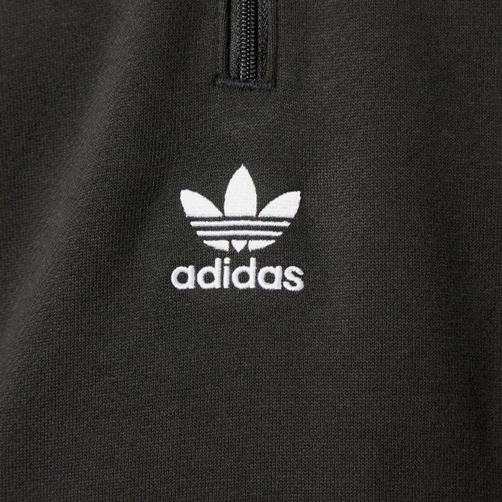 adidas 3 Stripes Long Sleeve Polo Shirt - Black | The Sole Supplier