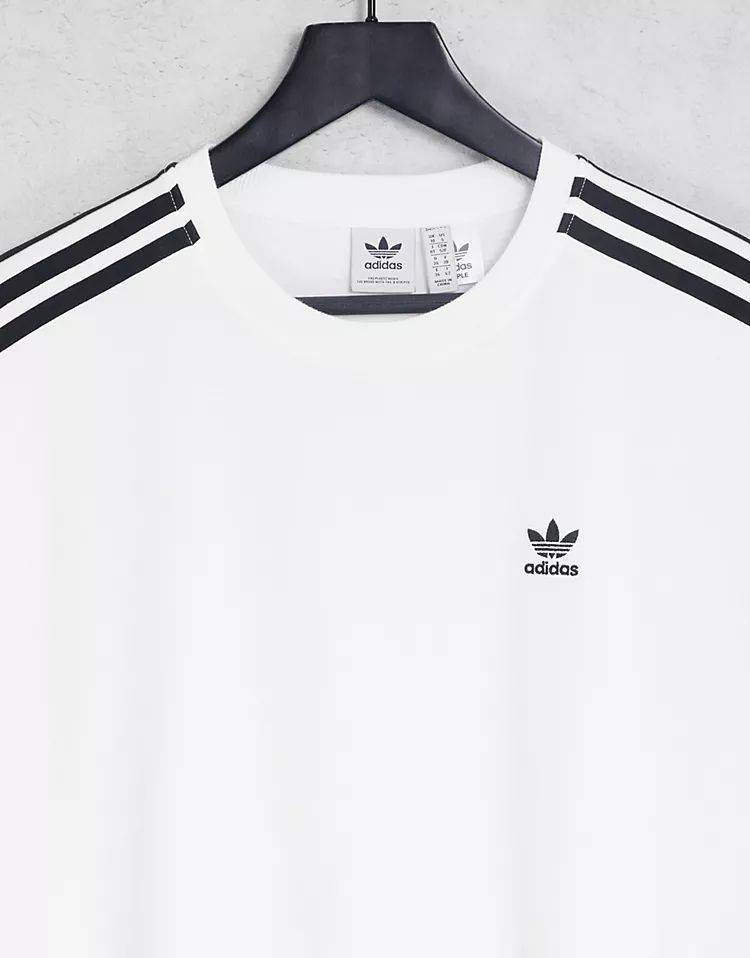 adidas Originals Deep Waistband T-shirt White Front
