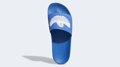 adidas Shmoofoil Slides Blue Bird Middle