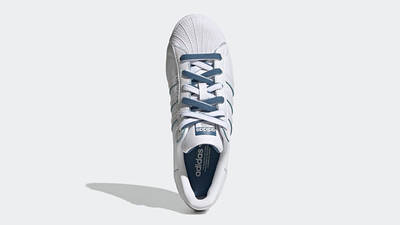 adidas Superstar White Altered Blue Gold GX2012 Top